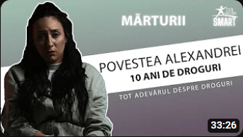 Povestea Alexandrei - 10 ani dependentă de iarbă, legale și heroină